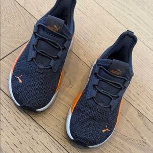 Puma Kids Sneakers - Dark Blue and Bright Orange